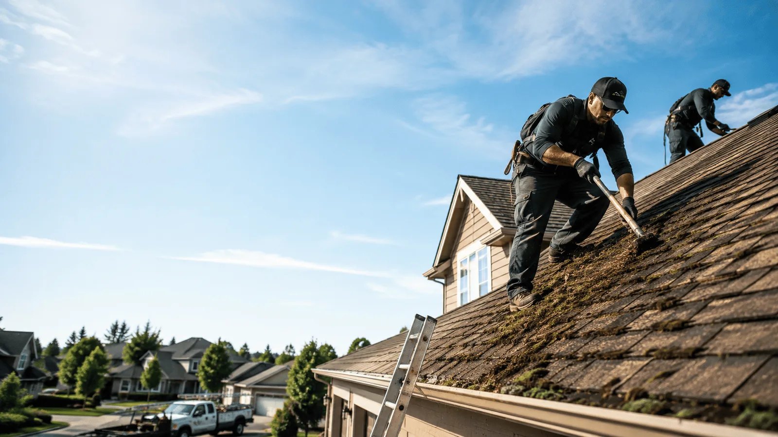 Roof Moss Removal in Lindstrom, MN near me